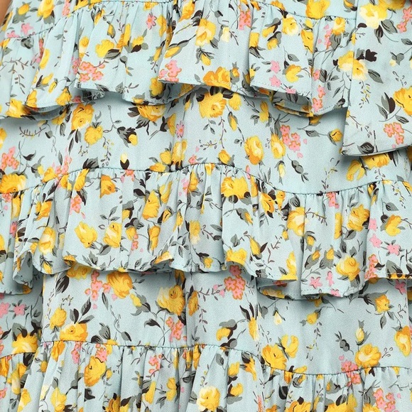 Lulu’s Tiered Floral Mini Dress - Picture 9 of 15